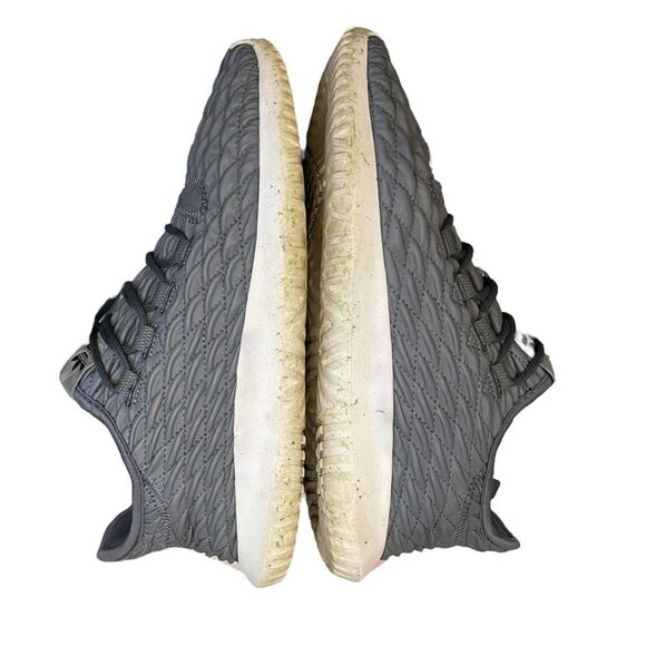 Adidas Tubular Diamond Pattern Running Shoes Sneaker Shadow Onix Gray 8 - Picture 8 of 11